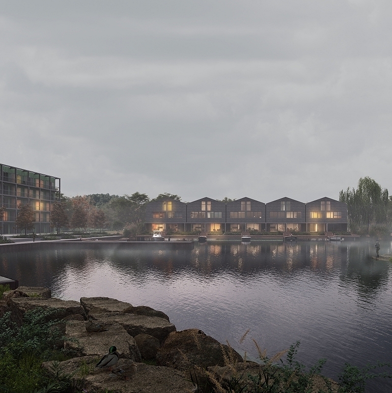 Vrijstaand Horeca Paviljoen te Almere Nobelhorst