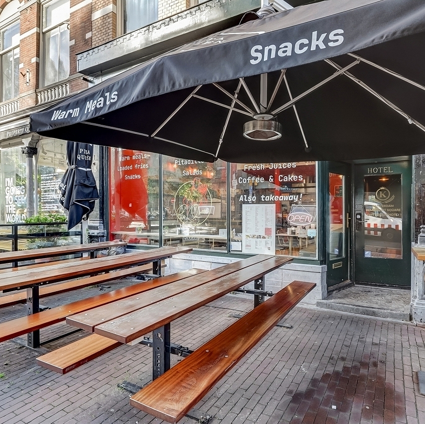 Hotel 5 kamers en horecaruimte Amsterdam